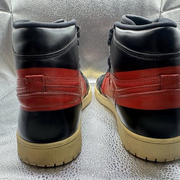 RARE 🚀 Size 10.5 - NIKE AIR JORDAN 1 DEFIANT COUTURE BLACK RED BQ6682-006 - Picture 5 of 9